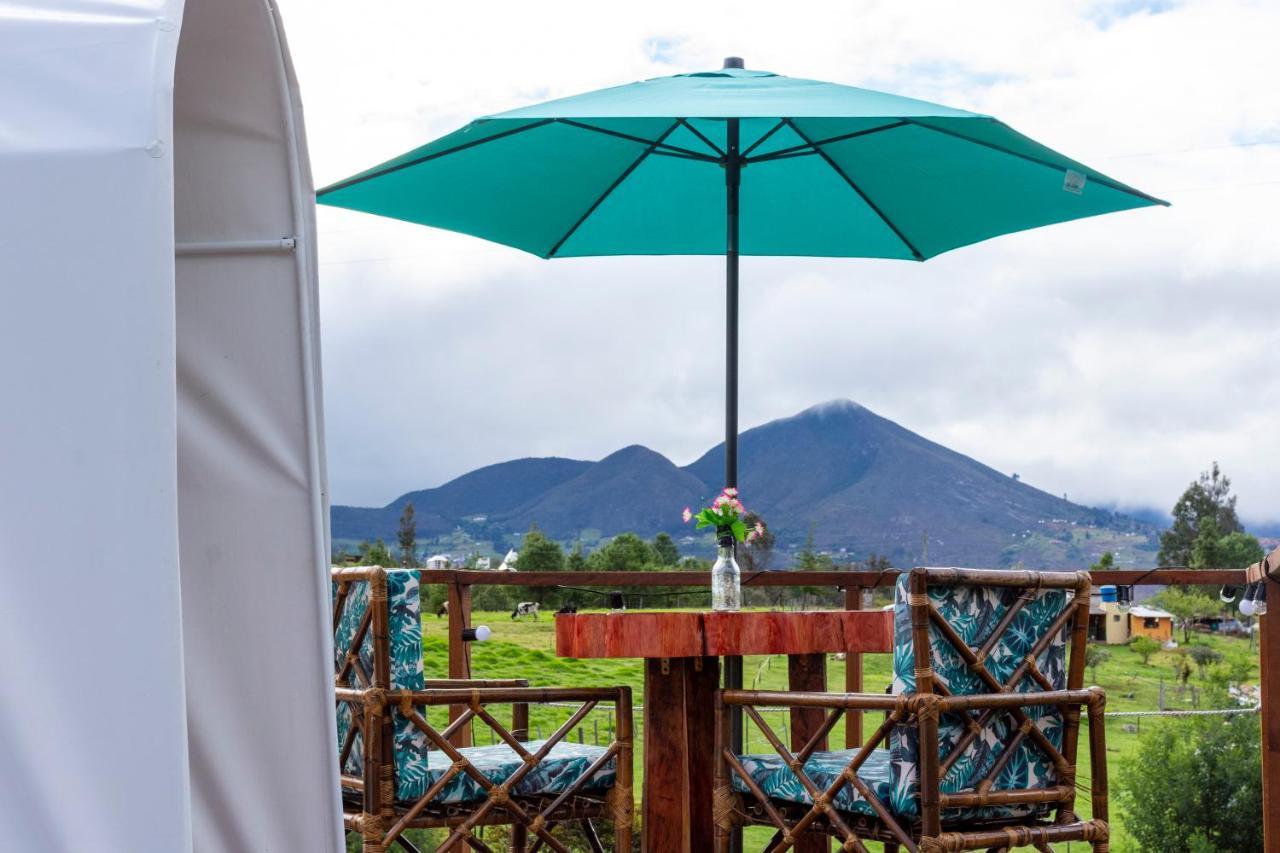Glamping Claro De Luna Guatavita Buitenkant foto