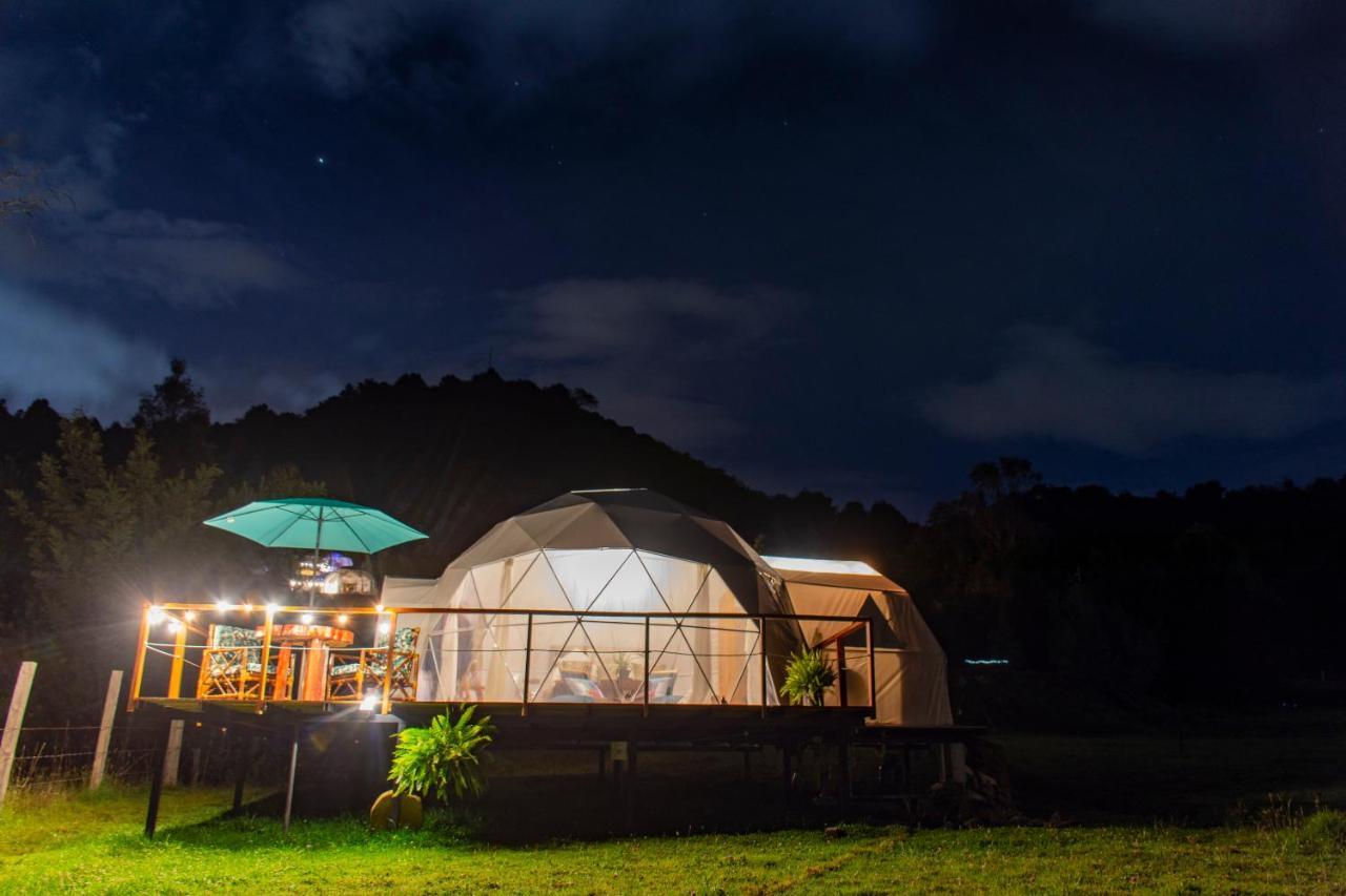 Glamping Claro De Luna Guatavita Buitenkant foto