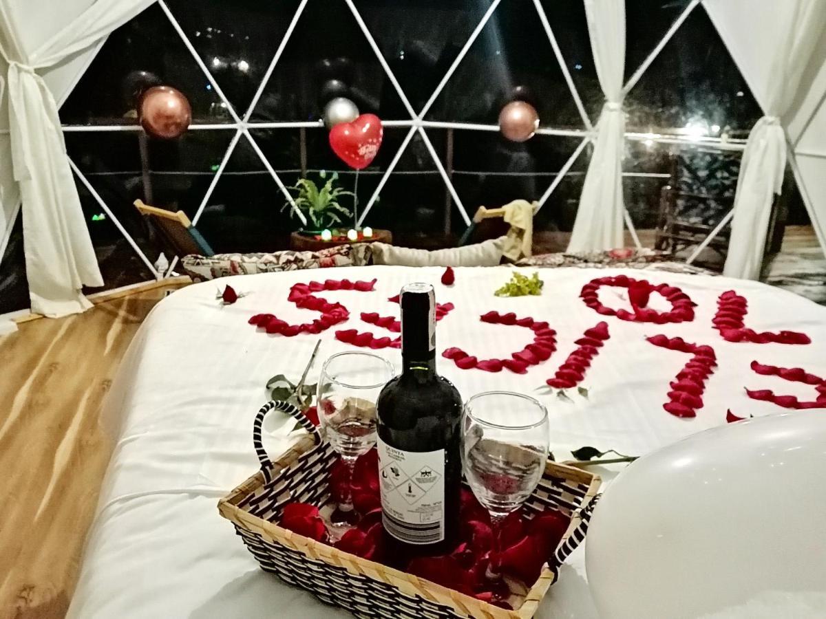 Glamping Claro De Luna Guatavita Buitenkant foto
