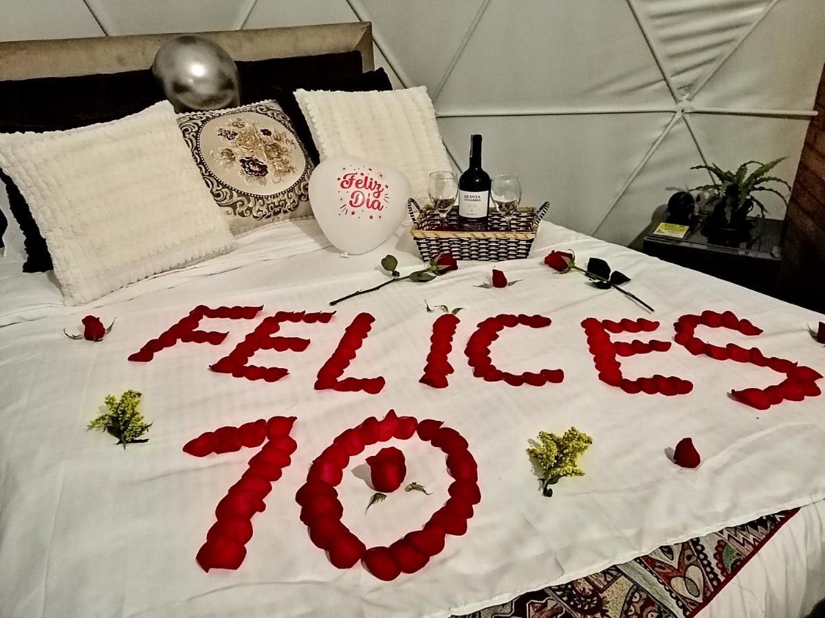 Glamping Claro De Luna Guatavita Buitenkant foto