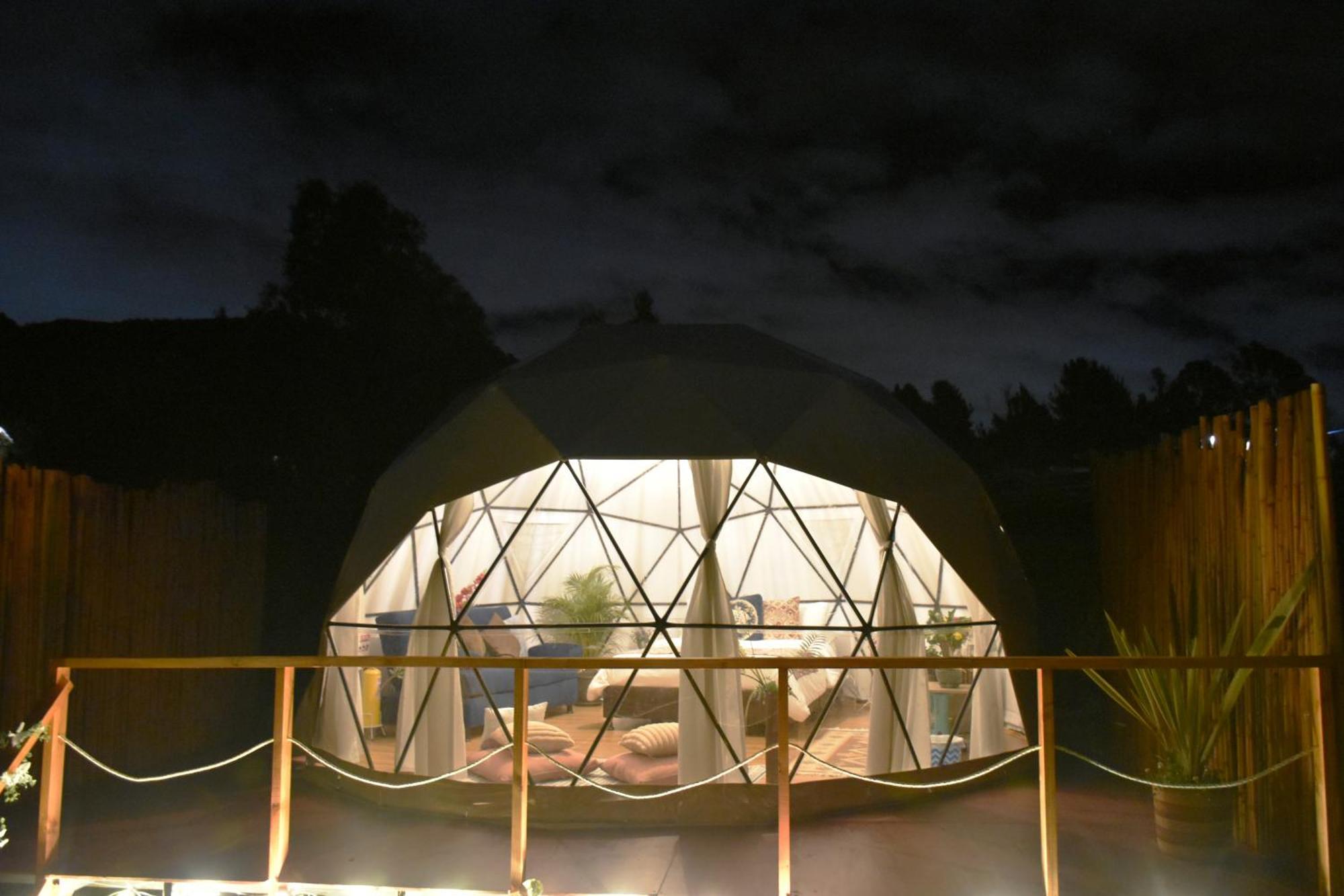 Glamping Claro De Luna Guatavita Buitenkant foto