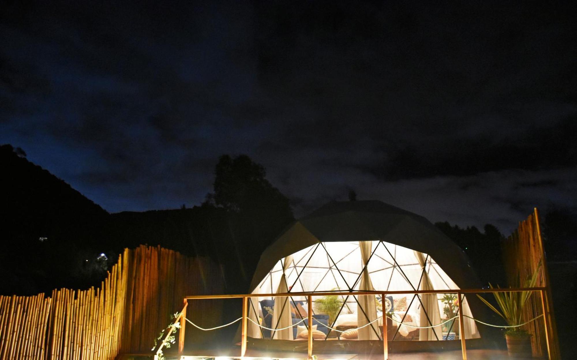 Glamping Claro De Luna Guatavita Buitenkant foto