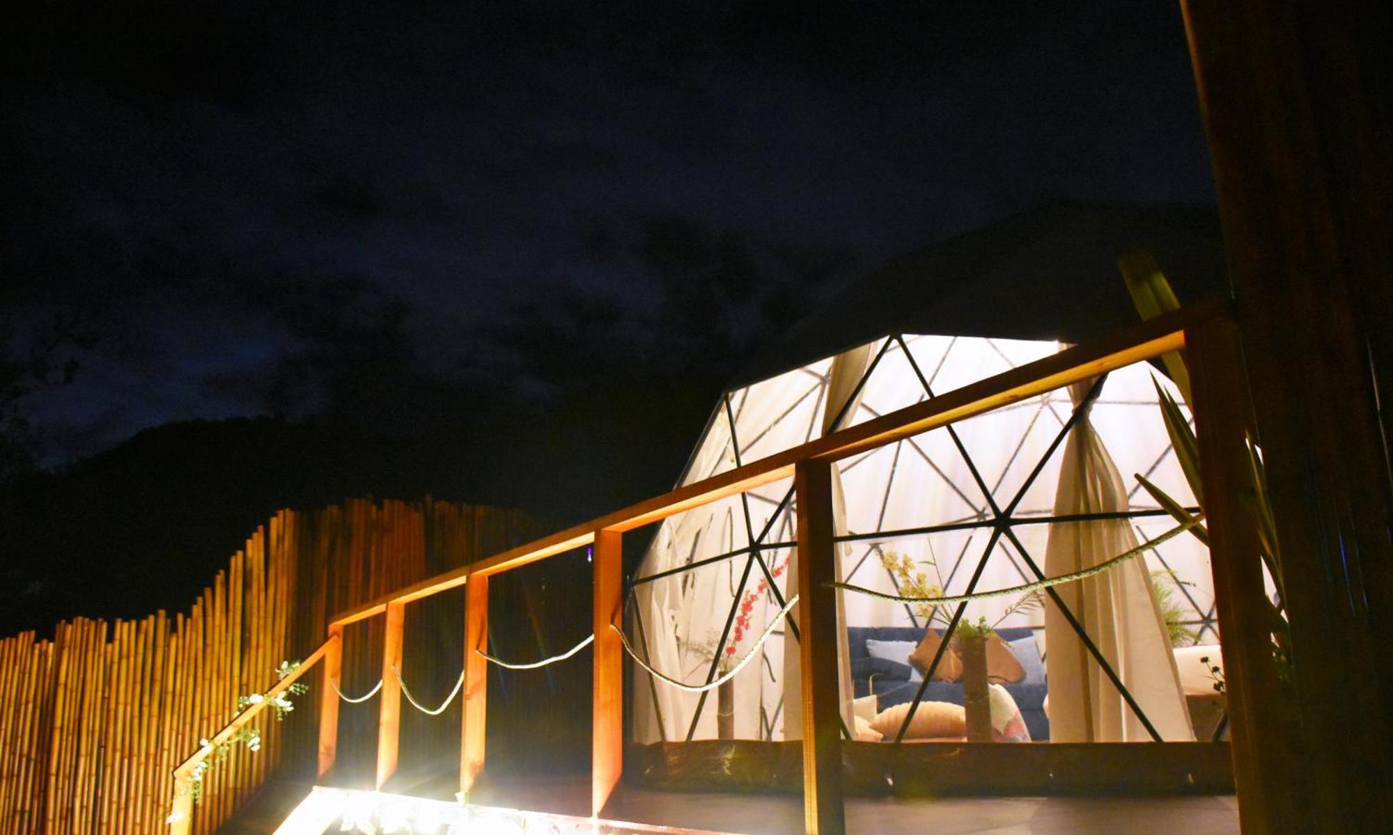 Glamping Claro De Luna Guatavita Buitenkant foto