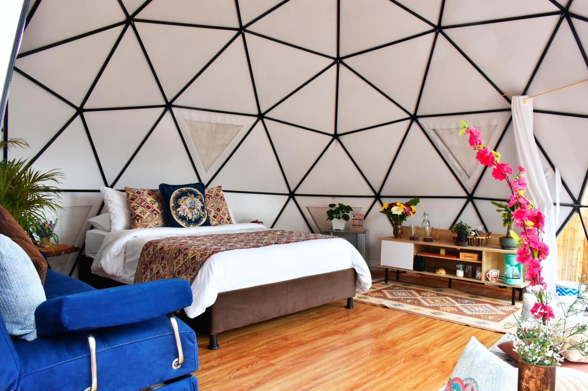 Glamping Claro De Luna Guatavita Buitenkant foto